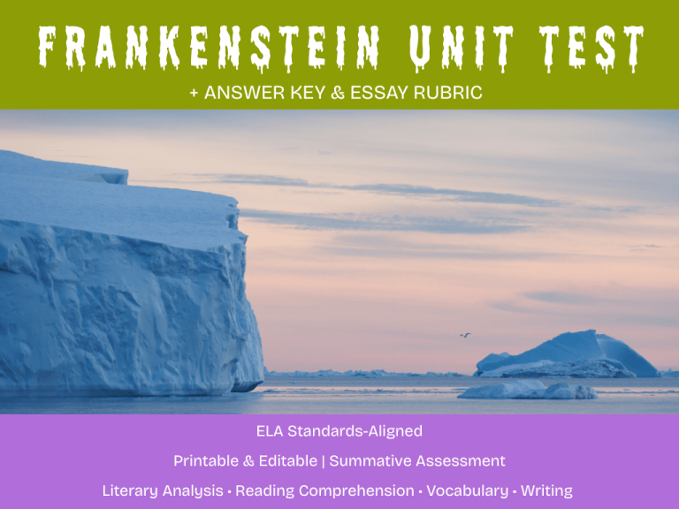Frankenstein Learning Frankenstein Summative Assessment – Always Learning HQ